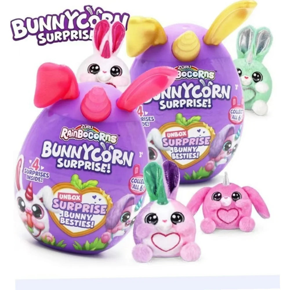 Surprise Rainbocorns Bunnycorn Magic Egg Blind Box Rabbit Plush Toys Rabbit Family Plush Doll Kids Christmas Birthday Gifts